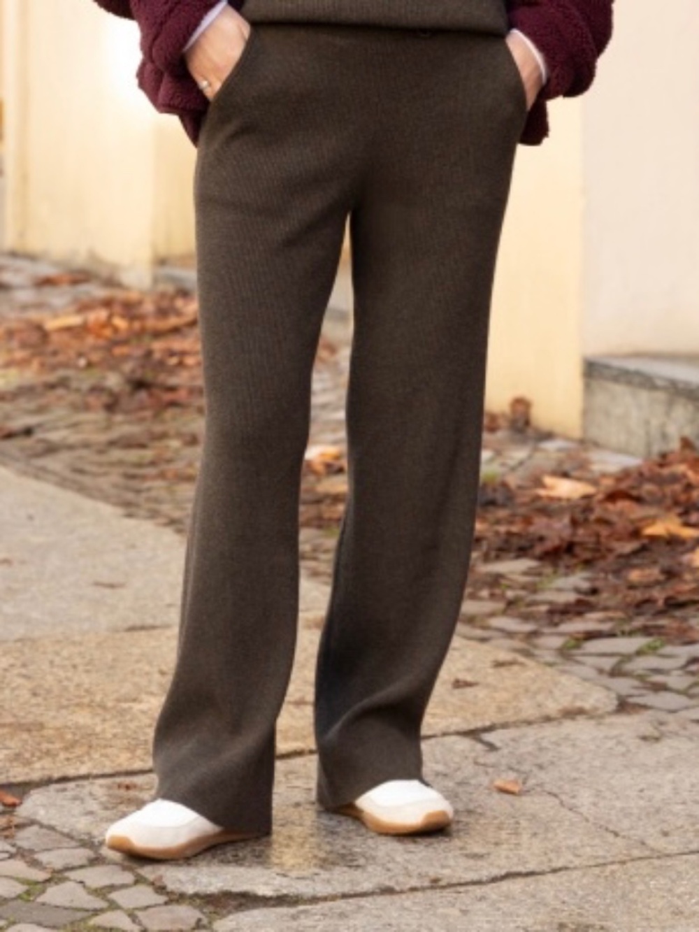 Uniqlo ribbed knit pants